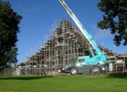 Examples of the access equipment required to carry out the replacement roofing.