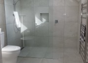Tiled shower and bathroom